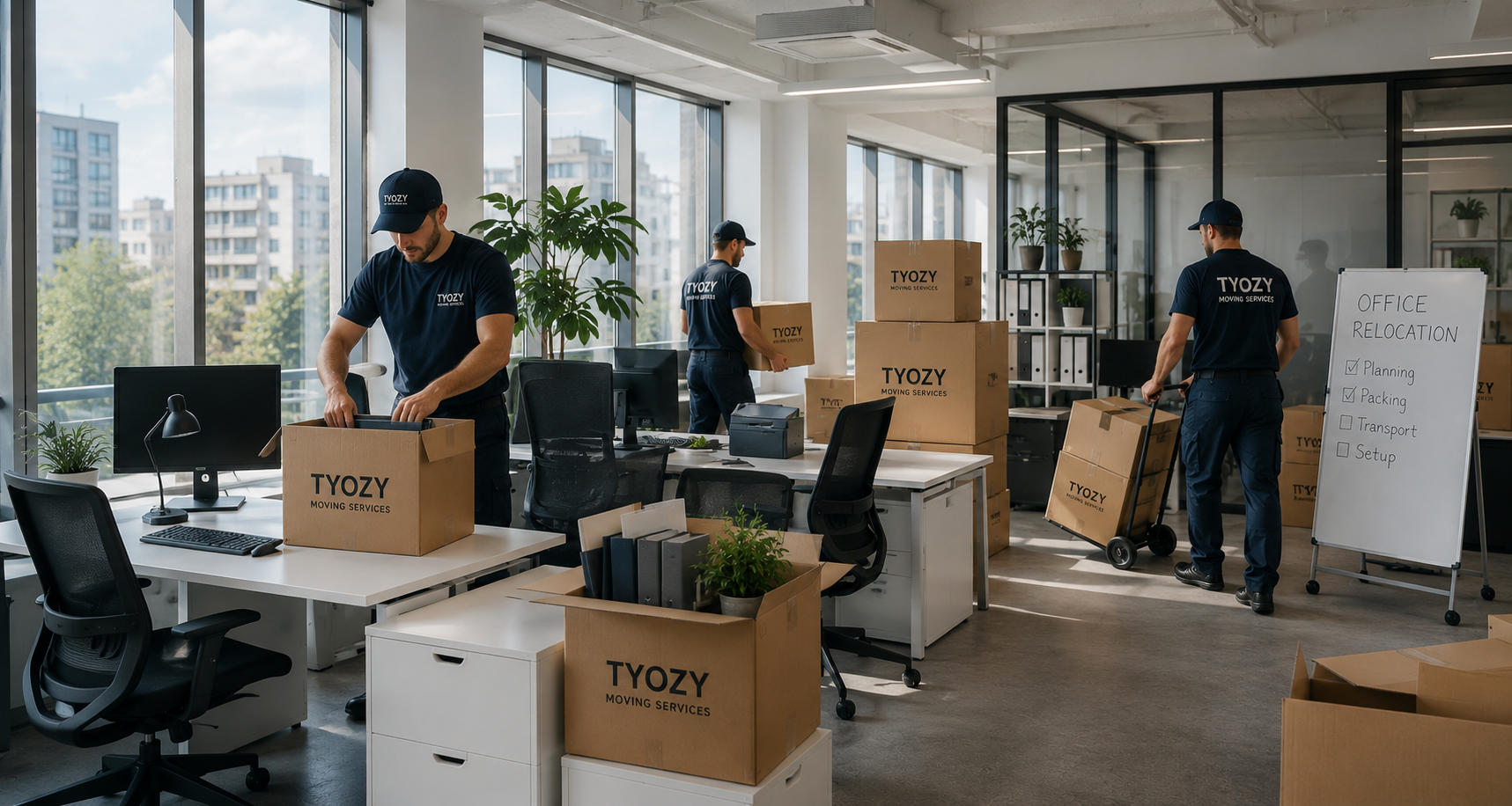 Office relocation service