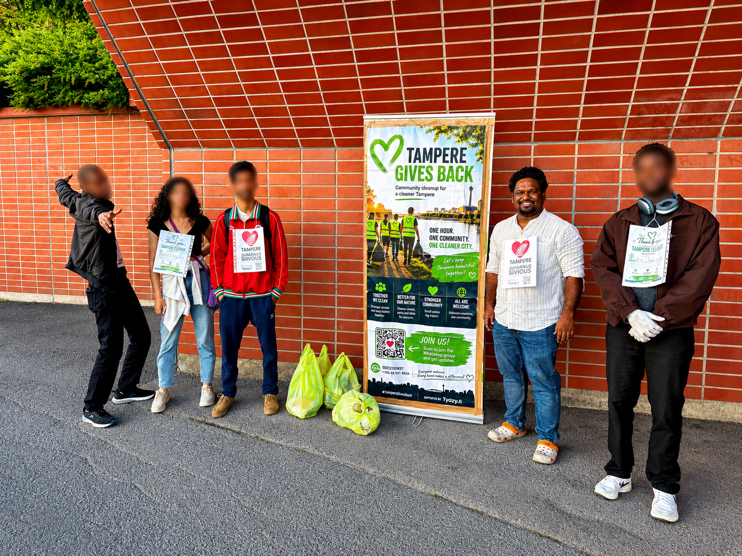 Volunteers after Tampere Juhannus Cleanup
