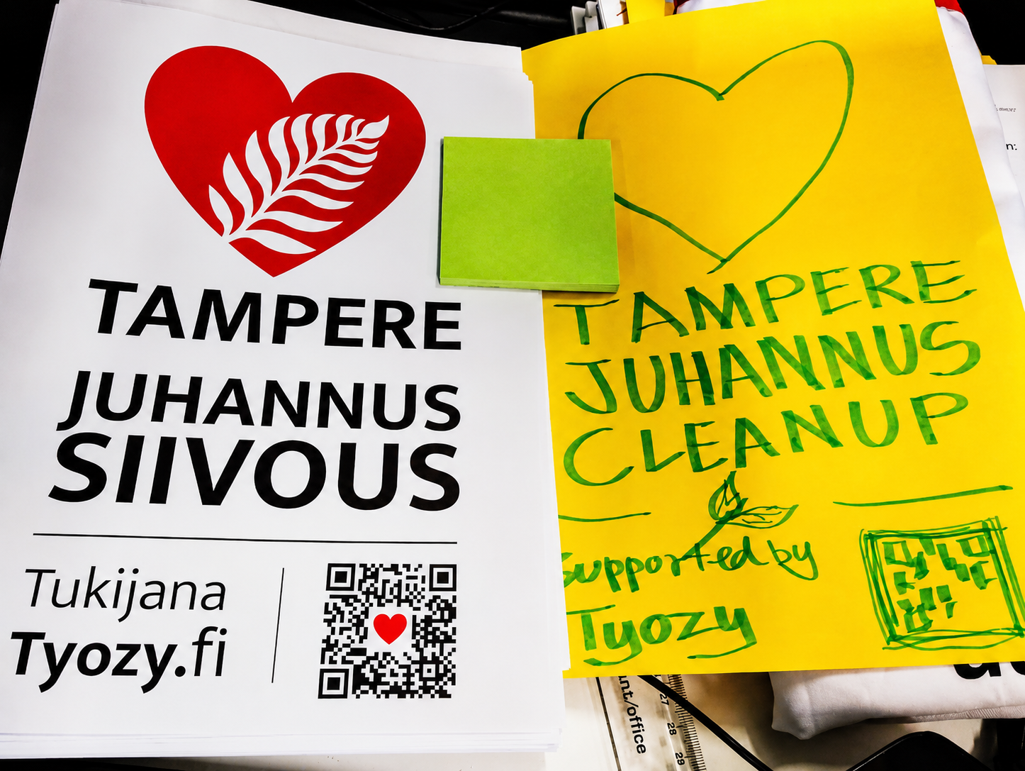 Tampere Juhannus Cleanup poster